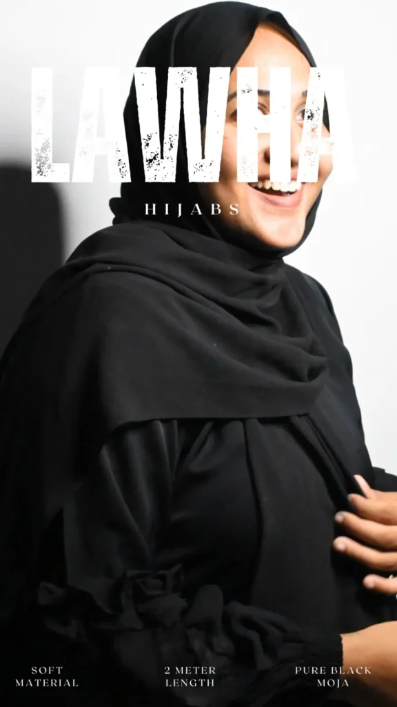 Minimalist fashion poster layout