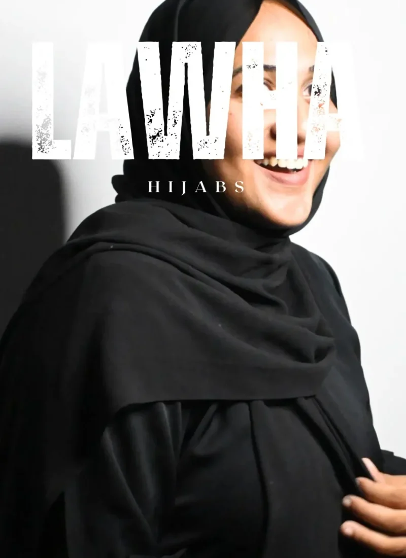 Minimalist fashion poster layout